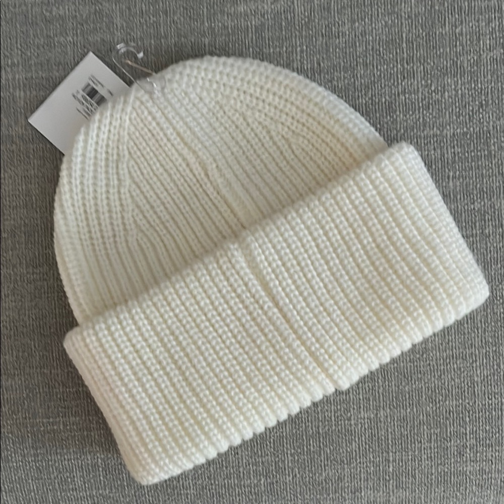 Coach White Knit Beanie - Picture 6 of 6